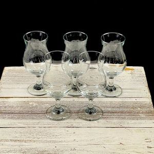 NWOT 8” hurricane glasses